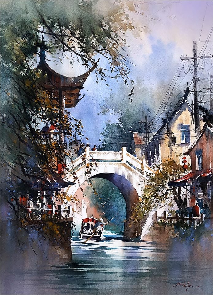 'Ancient River' by Thomas Wells Schaller #art
