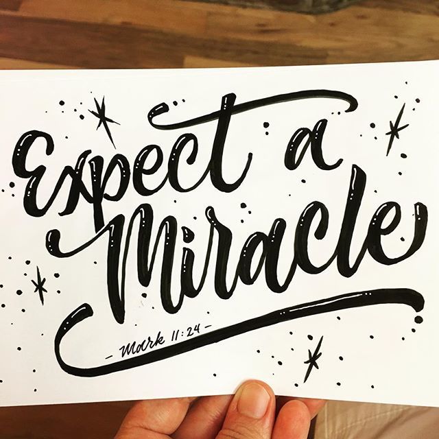 SisterTracey's tweet photo. โExpect a miracle.โ Mk 11:24 #expectantfaith #trustmovesmountains
#typographyinspired #typeverything #artoftype #designspiration #typography #typespire #typematters #handmadefont #handdrawntype #lettering #letteringart #art #handlettered #letteringdesigโฆ https://t.co/Iyt7hjTlWI https://t.co/jz4adRCM27
