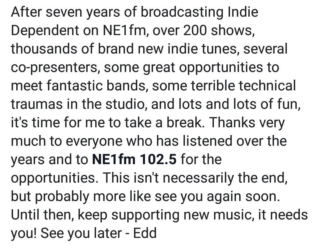 Indie_Dependent's tweet image. #timeforabreak #thankseveryone