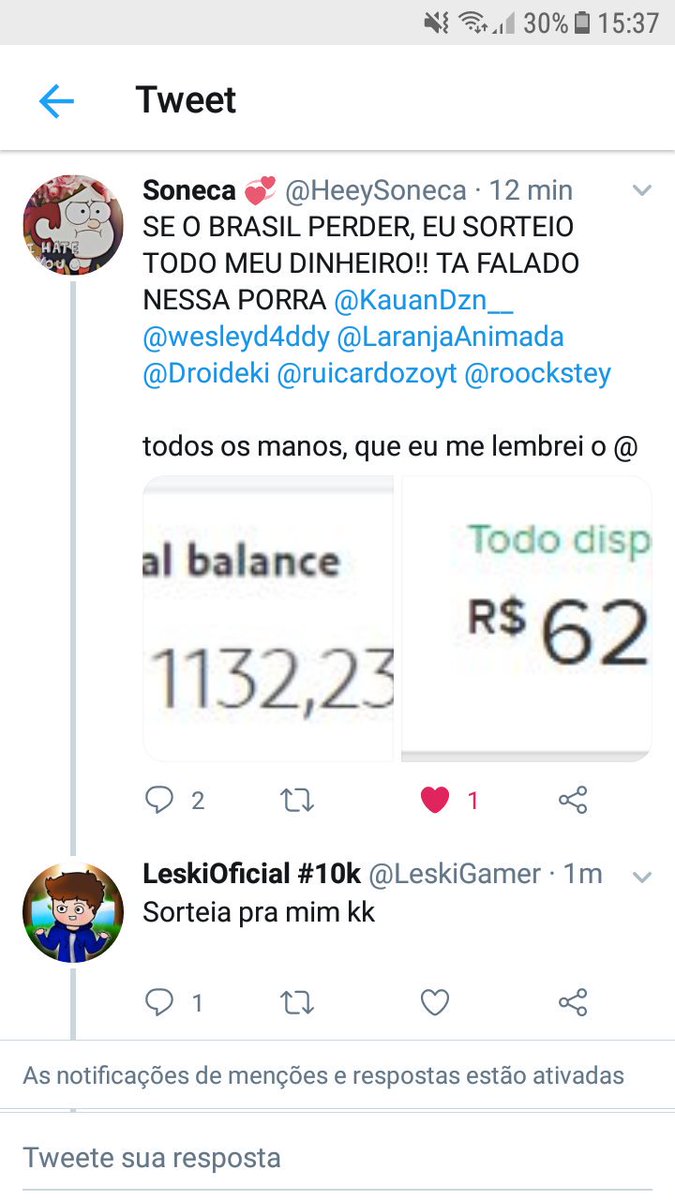 LeskiGamer's tweet photo. É promessa é dívida... kkk @HeeySoneca https://t.co/MpGalskccf