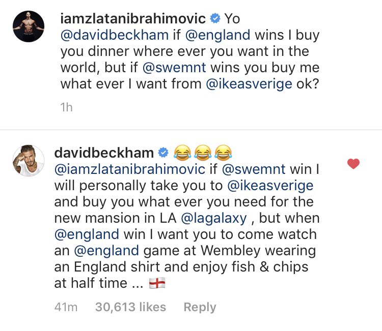 Zlatan vs Beckham Wager