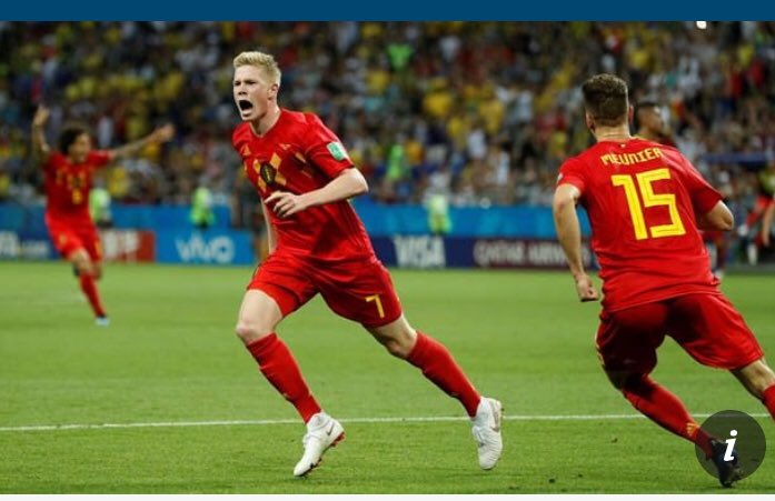 pkbarad46's tweet photo. Omg 😲 can’t expected...
A five time World Cup winner are out...
What a team effort from Belgium 🇧🇪 side... i though that they played better foootball & they deserve this win...
#brazilvsbelgium #FootballWorldCup2018 #neymarjr #hazzrd #belgiumwin https://t.co/oocBk8SRZ2