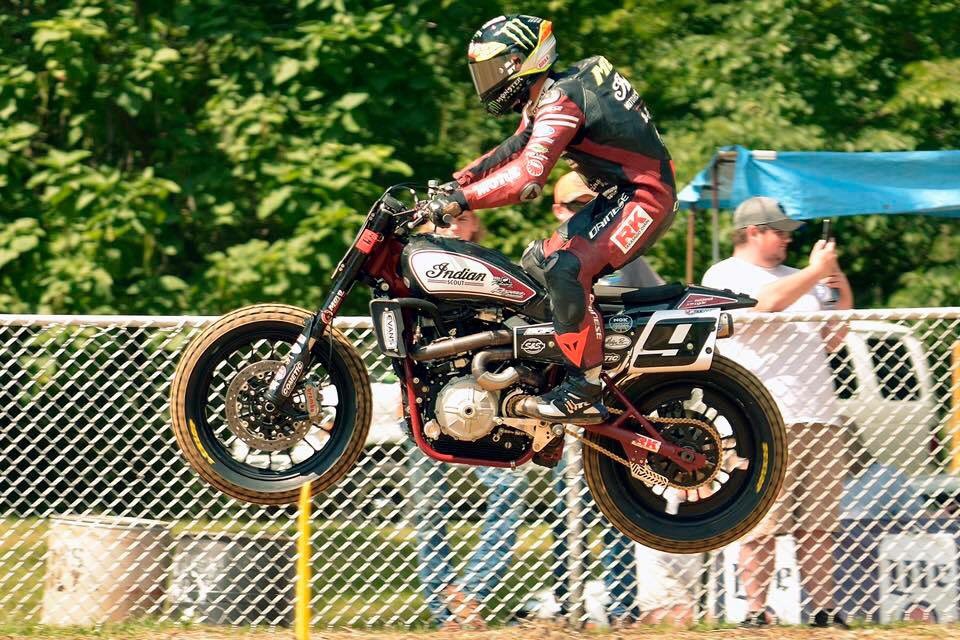 Evel Knievel made taking risks cool in his day, just like @travispastrana does today. Evel inspired me as a young racer, like Travis does today. We don’t jump much in flat track, but we do on TTs. Sometimes I feel like Evel as I fly over the jump at the #PeoriaTT #inspiredbyevel