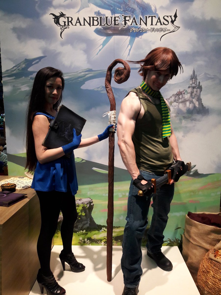 At the Granblue Fantasy Booth at #AnimeExpo2018 #cygcosplay
