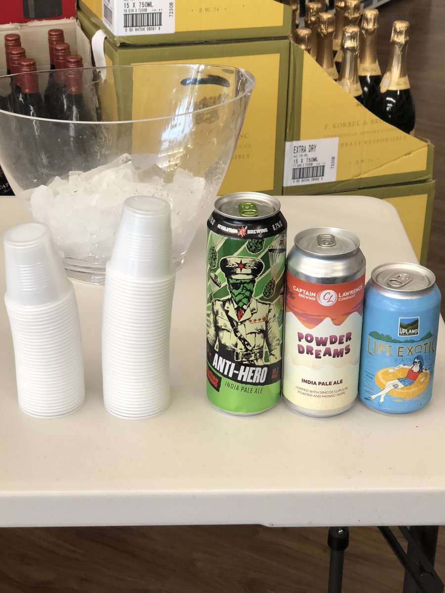 Come taste a great lineup of brews tonight <a href="/LiquorJunction/">Liquor Junction</a> in Somerville!

- Anti-Hero IPA from <a href="/RevBrewChicago/">Revolution Brewing</a> 

- Life Exotic Saison from <a href="/UplandBrewCo/">Upland Brewing Co.</a> 

- Powder Dreams from <a href="/cptlawrencebeer/">Captain Lawrence</a> 

430-630 PM #CraftBeer #craftbeerhour