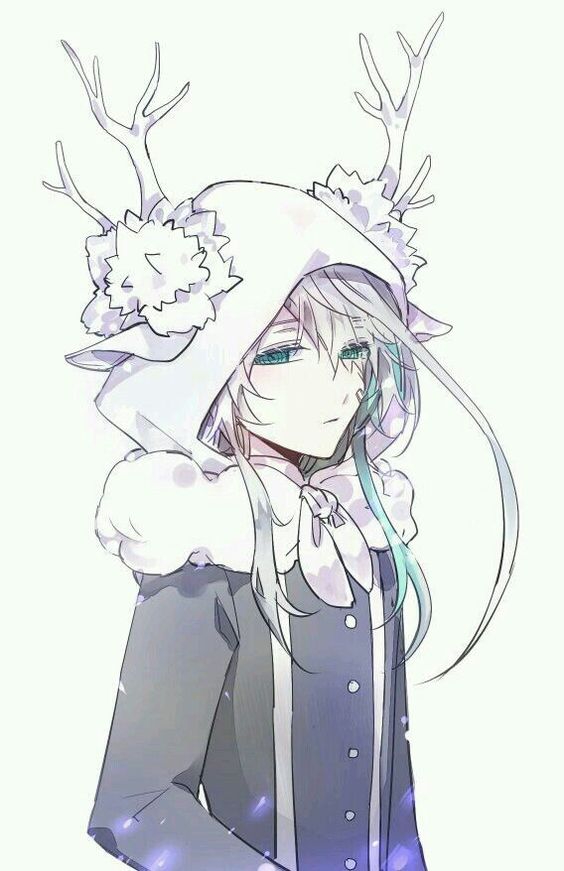 Anime Deer Girl Art