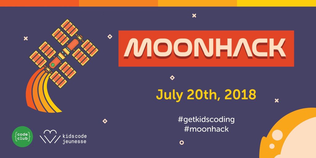 KCJ_Kim's tweet photo. We are very excited to be collaborating with @SMART_Tech in #YYC to host 2 #moonhack sessions in our quest to #getkidscoding all over the globe! Looking forward to landing all those lunar modules! @KidsCoding @codeclubcanada https://t.co/ywTM8sUpwg