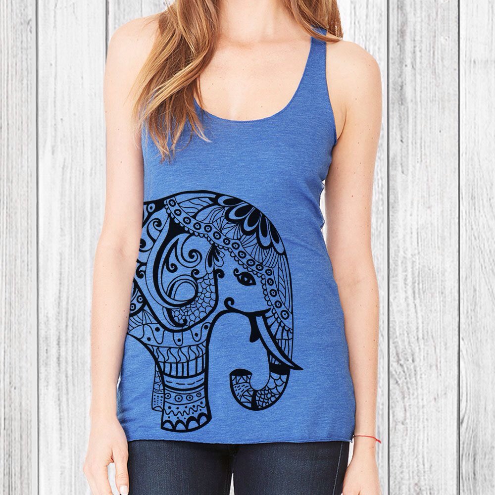 MadMoonClothing's tweet photo. ELephant 🐘 love 💙 Bella true blend racerback tank tops 🦋 #elephants #elephant #elephanttanktop 🛒➡️ https://t.co/KEr9Wjn63p https://t.co/Hcgsii2fmx