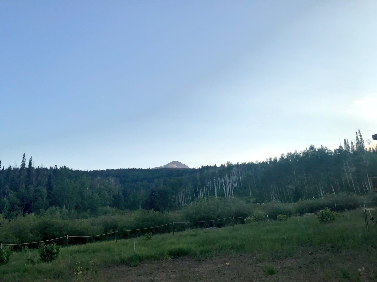 jackienw's tweet image. Our friends built a house in Summit County.  Life is rough.  #redpeak #colorado