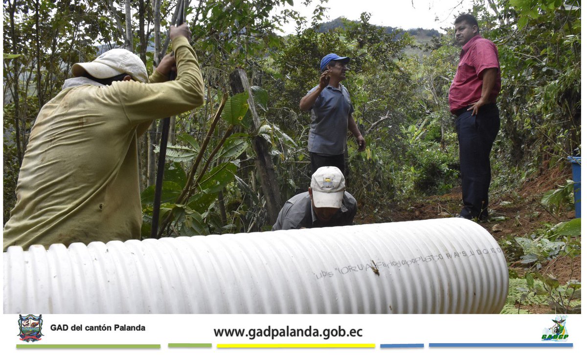 GAD10447289's tweet photo. @GADPalanda ejecuta colocación de 500 m lineales de alcantarillado sanitario del barrio #Tapala, parroquia #Valladolid. #Palanda #ZamoraChinchipe @PaulOrtizEc @sandnoticias @chinchipeHoy @podocarpus981
@zamoraendirecto https://t.co/950my1qJv9