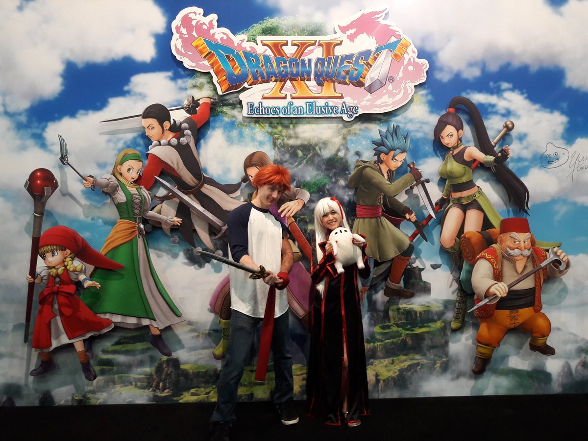 Dragon Quest XI Booth! #AnimeExpo2018 #DragonQuestAX