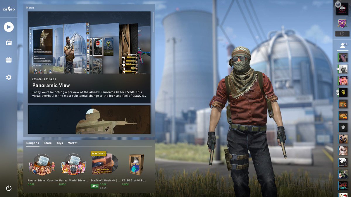 Lynatic1337's tweet photo. New CSGO UI - Release Notes for 7/6/2018 - 

[ PANORAMA ]
Users can now opt in to the Panorama UI on Windows and cross-play with their friends by adding -panorama to the CS:GO launch options.

#CSGO #PanoramicUI #PanoramaUI #Lynatic1337 #Twitch #Lynatic @kanaberaa https://t.co/qjAVBUxop3
