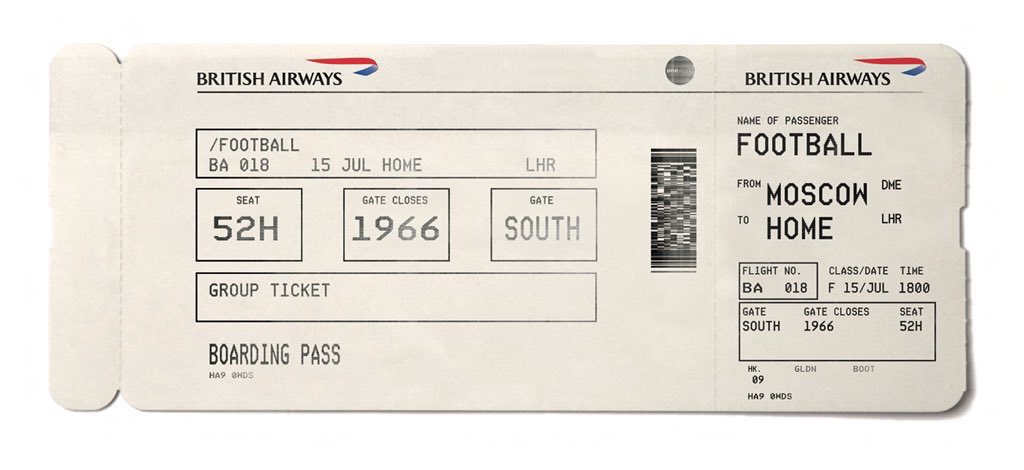 ann_higgins's tweet image. Love this from ⁦@British_Airways⁩ and our ⁦@OgilvyUK⁩ and ⁦@WavemakerUK⁩ teams. Look out for the posters in London this weekend #flyBA #ItsComingHome