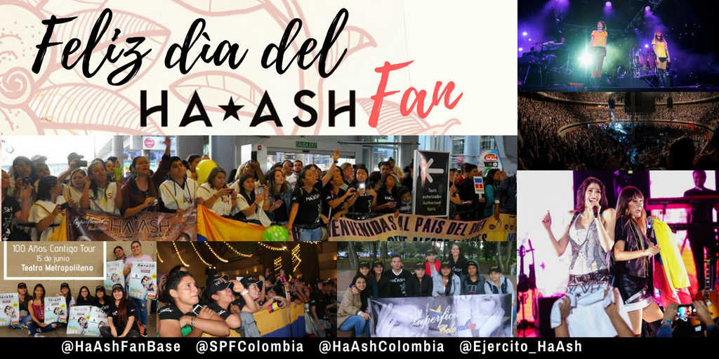 Ejercito_HaAsh's tweet photo. Hoy es nuestro dìa, #DiaDelHaAshFan
Somos una familia, un #EjèrcitoDeAmor que crece cada dìa y se mantiene unido gracias a @haashoficial ♥♥
¡Juntos logramos grandes cosas! ARRIBA EL #HaAshFanPower 🔥 y que sean muchos años màs celebrando esto👯♀️🥂 https://t.co/mequq5zPoJ