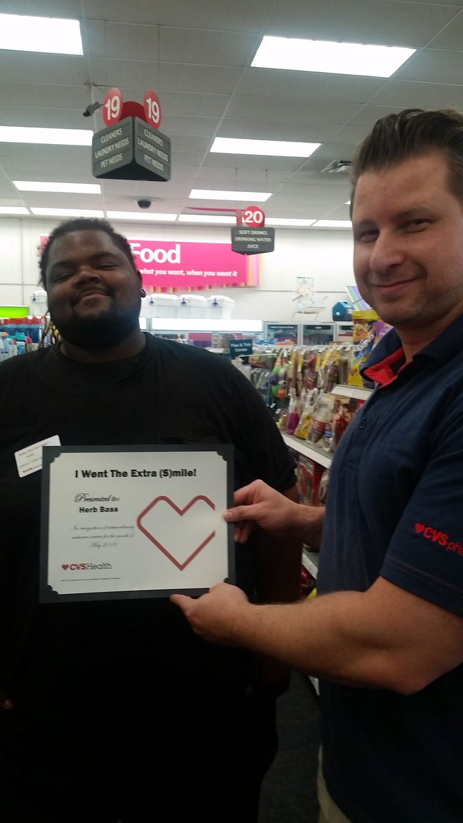 Jeff_O84's tweet photo. Herb is our first recipient of the 'Go the Extra Smile' award for an amazing compliment he received for customer service. He made a customers entire day brighter just by how he talked to her during the transaction. Great job Herb! https://t.co/FCac1aIEMF