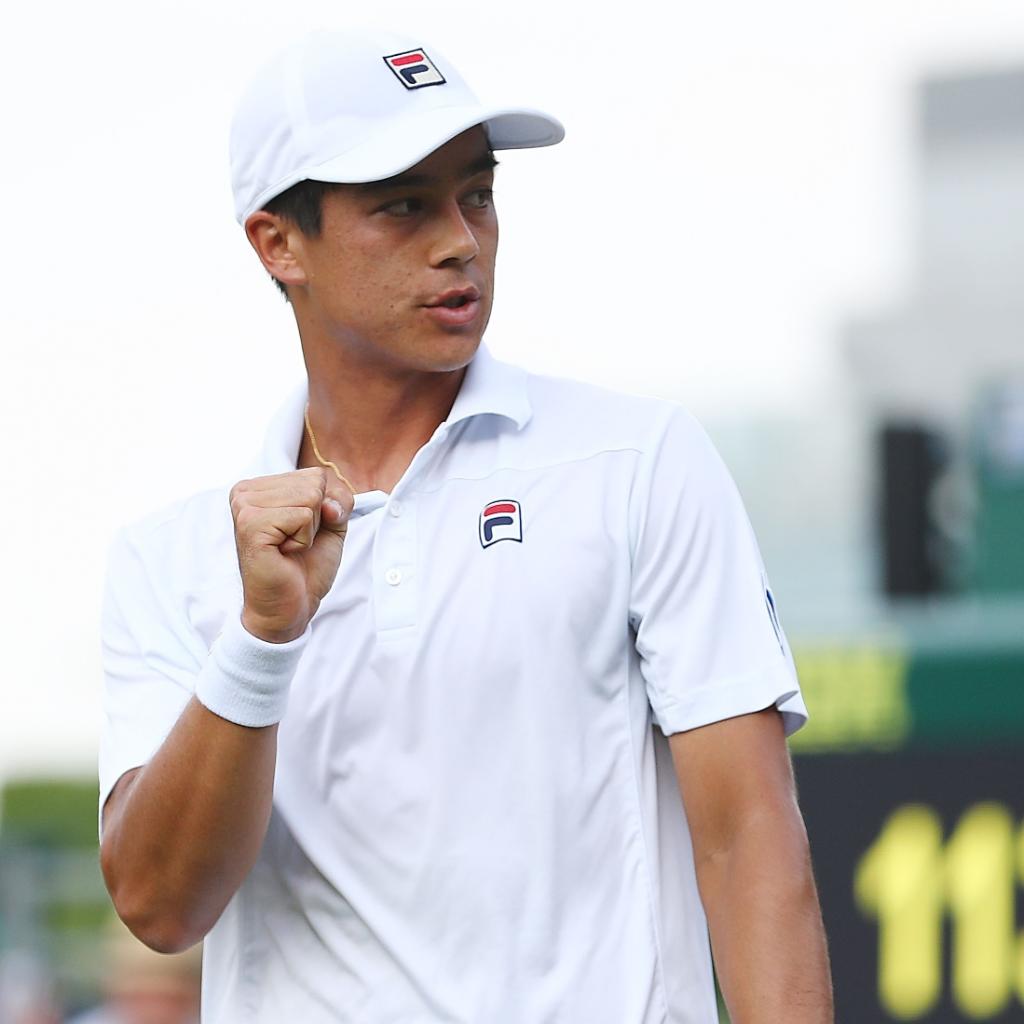 usta's tweet photo. Look out for @mackiemacster! 🔥 

This USTA #NationalCampus star moves onto week 2 of #Wimbledon for the biggest result of his career! 

Discover Campus: https://t.co/GlSHJWPvyS https://t.co/TpTeFsgRTW