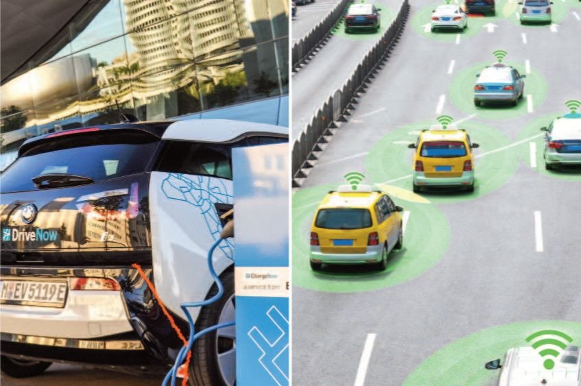 ITS_UCDavis's tweet photo. We can improve our #transportation system if we play our cards right. Read #ThreeRevolutions forum by @UCDavis Dan Sperling & Austin Brown in EM, the magazine for #environmental managers: https://t.co/rGaGl1aaKs #electricvehicles #ridesharing #pooling @autonomouscars https://t.co/qKavBwrksO