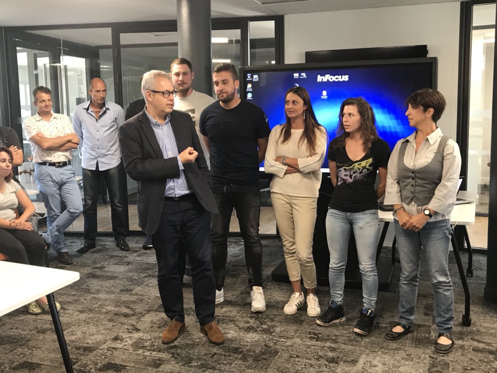 Mateudi_Ronan's tweet photo. Vainqueurs de la 2e édition du challenge innovation des alternants TRG en partenariat entre #GRDFMED &amp; le CFAI Provence : AppGaz (2nd) &amp; Gazoucho (1er) Bravo à eux &amp; à toutes les équipes ! @WLGaz @pbono2 @PascalN_Diaye @ilhame_mkireb @frederic_arnal @CAucomte https://t.co/PWeTFYAxWB