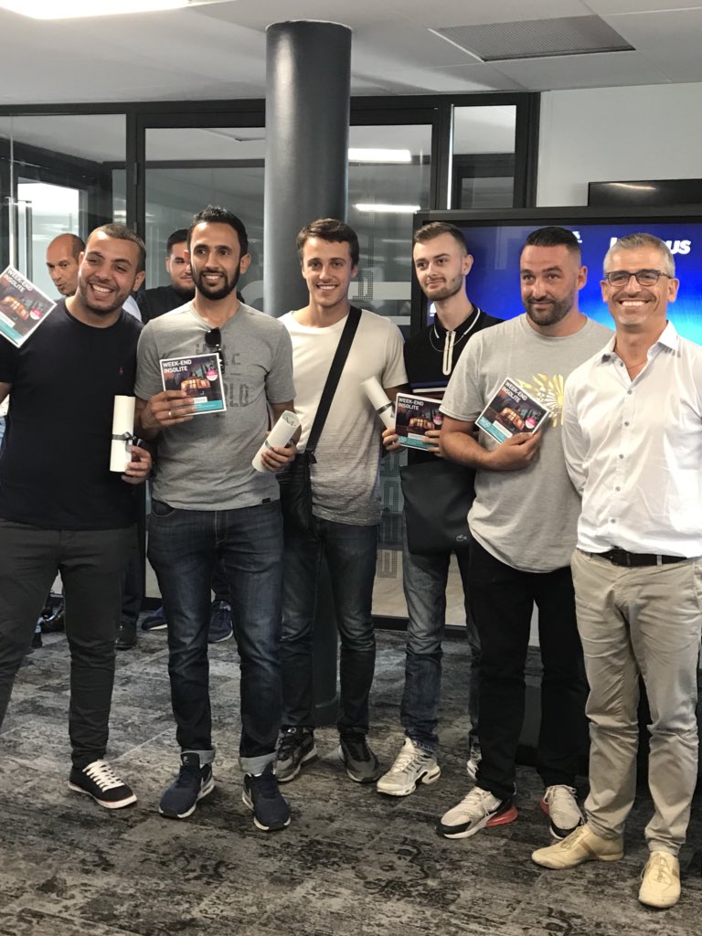 Mateudi_Ronan's tweet photo. Vainqueurs de la 2e édition du challenge innovation des alternants TRG en partenariat entre #GRDFMED &amp; le CFAI Provence : AppGaz (2nd) &amp; Gazoucho (1er) Bravo à eux &amp; à toutes les équipes ! @WLGaz @pbono2 @PascalN_Diaye @ilhame_mkireb @frederic_arnal @CAucomte https://t.co/PWeTFYAxWB