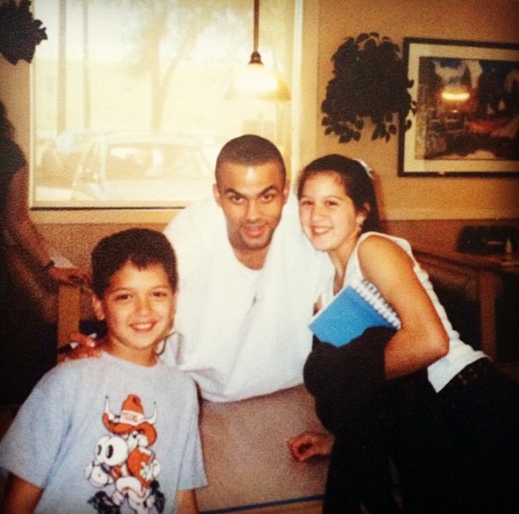 17 years ago I stood in a line for 3 hours at IHOP for one autograph from this guy. He's been one of the many reasons I love the #Spurs. He's also one of the reasons I chose a career in TV. 
Farewell, TP9. Much love from San Antonio. #dramatictweet #spursforever <a href="/tonyparker/">Tony Parker</a>