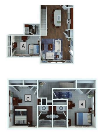 AvenueSM's tweet image. Fully Furnished  3 Bedroom- 3.5 Bathroom Town home available. 
Contact 512-216-6283 for pricing

~$200 Refer-a-Friend Special~ 
#TXST #AveSMTX #SpaciousFloorplan