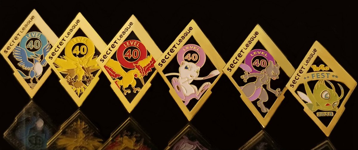 SecretLeague1's tweet photo. We want to give 1 lucky person attending Go Fest our entire collection of Level 40 badges, Secret League Mewtwo &amp; Celebi Go Fest badge!

Rules are simple:

Follow, ❤ this tweet, &amp; RT

1 Winner will be chosen randomly who followed all 3 rules. 

Contest ends July 9th 11:59pm PST https://t.co/ELcaUbgsDM
