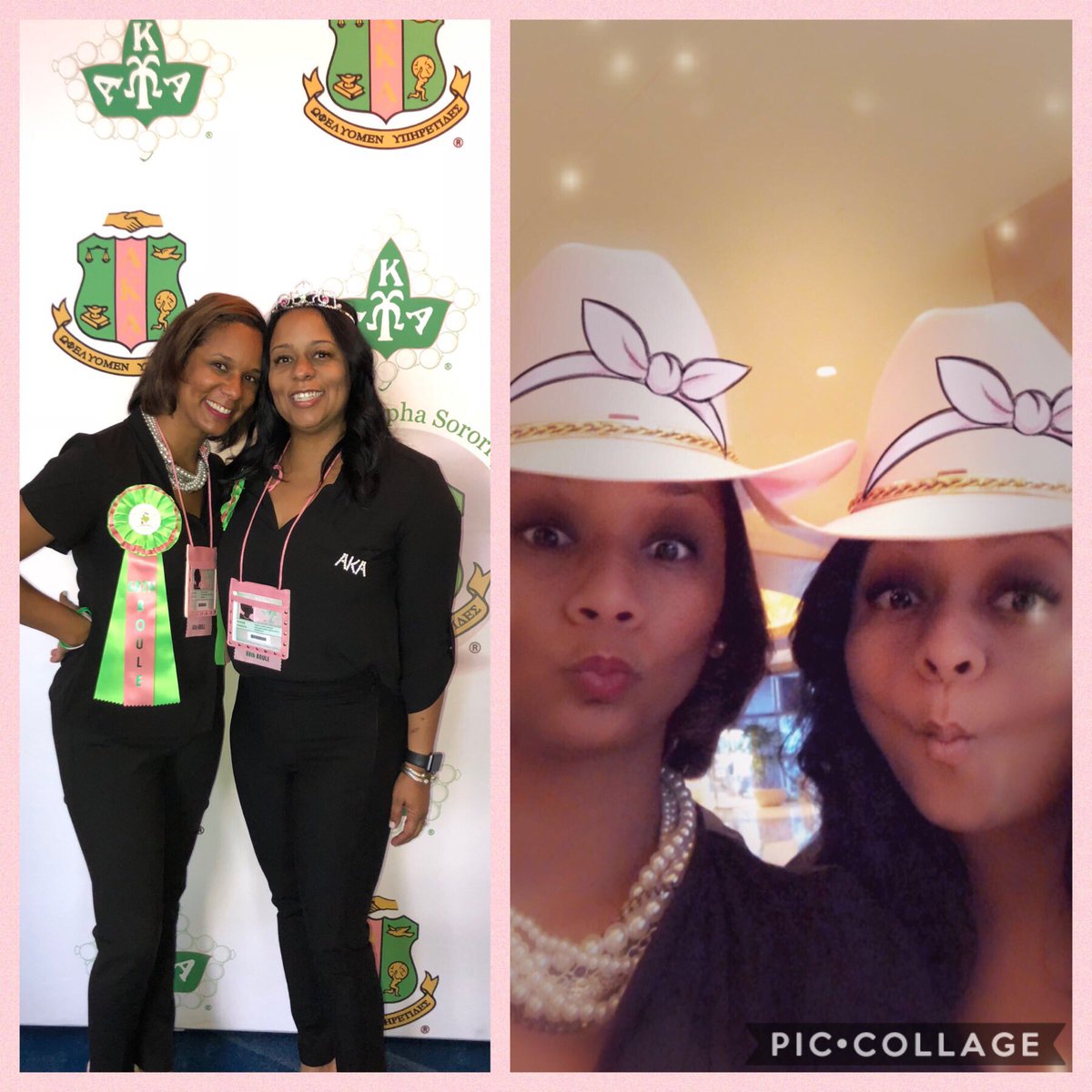 april_williams4's tweet image. Sister, sister. #AKABoule2018 #EpsilonLambda #UH #Spring93 #Spring99 @akasorority1908 @AKOmega1928 @whatsupnita 💗💚