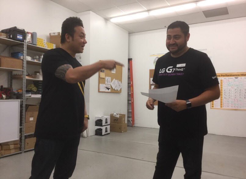 Let’s talk sales metrics! Awareness and effective focus brings results! @leonc626LA discussing priorities and helping drive performance at @Sprint store 6897! @KinmanCory <a href="/TLE619/">Trent E</a> #MetricsthatMatter #performancetraining #mentoring