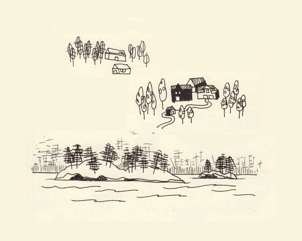 some drawings done during my time at @lightgreyartlab's Norway Residency 