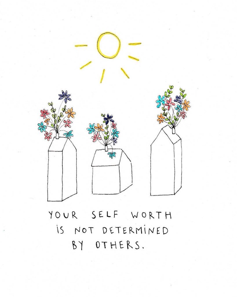 "Your self worth is not determined by others." ~ <a href="/actionhappiness/">Action for Happiness</a> 
#mindfulness