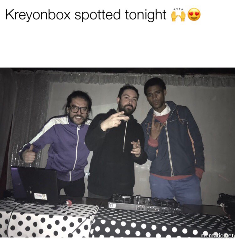 fabthecosmos05's tweet photo. Kreyonbox spotted tonight πππ #kreyonboxshow #kreyonboxspotted #freskau #freskaulove #friday #fridaynight #funnight #summer #music #artist #sound #edm #edmmusic #love #trankilmood #blommood #lefire #channel680 #channel680today https://t.co/irtEM2F9a1
