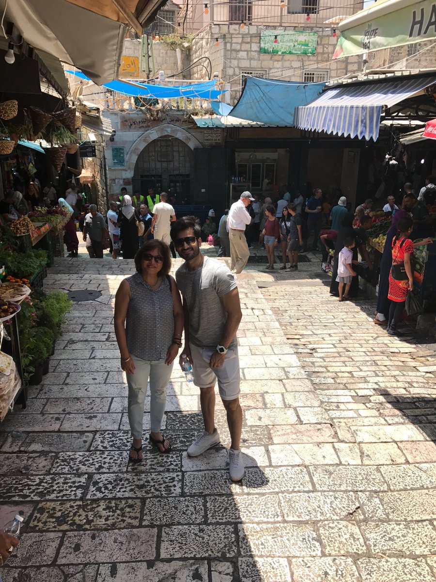 BhasinNeeta's tweet photo. Exactly Year back we were in old Jerusalem right after PM Modi‘s event in Tel Aviv #visitto israel https://t.co/qDp8cLqjci