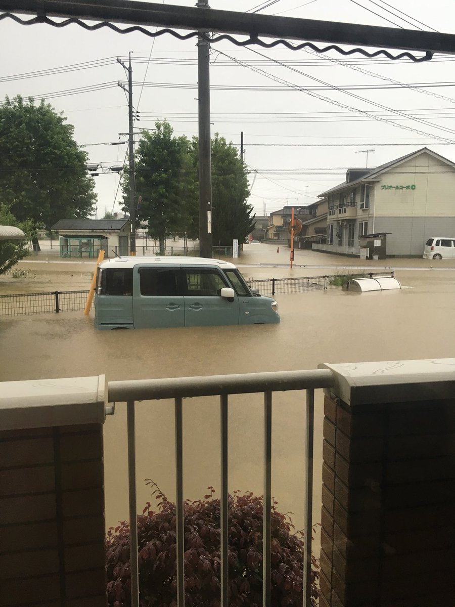 Yuma Twitterissa 福山市山手町 床下浸水してます