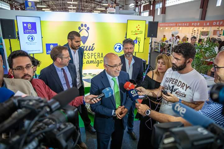 NC_CabildoGC's tweet image. Inauguración de #Animundo la Feria del animal de compañía por el presidente @amoralesmendez acompañado de los consejeros @raulgbrink  y @miguel_rsosa 
Mañana más en @infecar