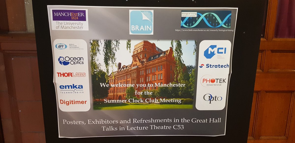 Great to head up to Manchester for a day of interesting talks! #ukclockclub  @OfficialUoM