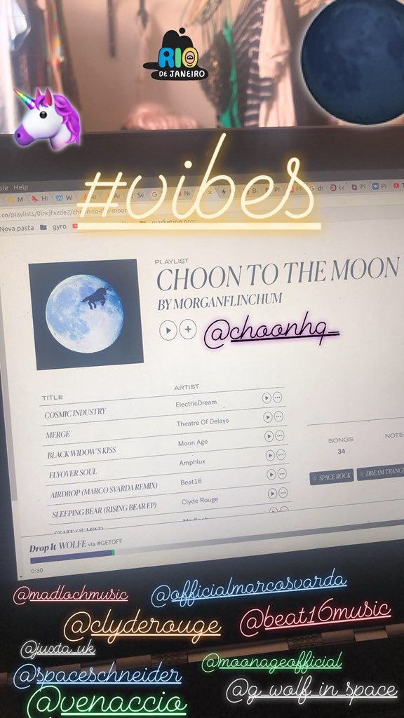 MorganFlinchum's tweet photo. Weekend vibes for all you #MoonWorshippers 🌑✨ #ChoontotheMoon 🚀 https://t.co/IKEAmUrdnx 🦄 on @choonhq Feat: @beat16music @clyderougedj @madloch @Mykynes Please tweet at any artists I failed to mention 🙏🏼 #vibes #weekend #choon #artistsofchoon #choonplaylist #cryptoplaylist https://t.co/6h9v4gHH6T