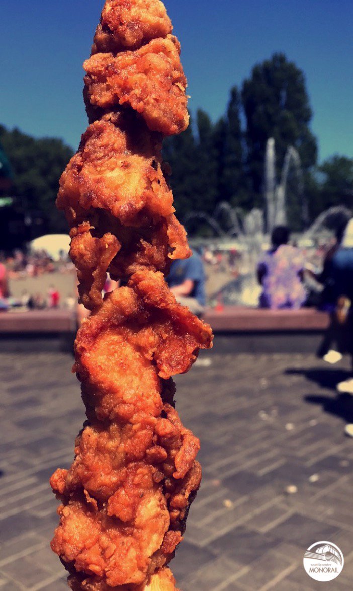 SeattleMonorail's tweet photo. Happy #FoodieFriday! We can't wait for the @Biteofseattle here at @seattlecenter, July 20-22! Have you ever tried Alligator ๐ on a stick??
#BiteintoSummer https://t.co/2ItNBZXs87