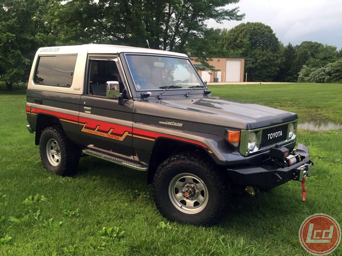 Land_Cruisers_D's tweet photo. Another one heading to a new home. OME lift, Cruiser Outfitters front bumper, Come Up winch, Toyota 16" wheels and BFG AT's. #LandCruisersDirect #BJ74 #WelcomeToTheFamily https://t.co/fj1joLIHiI