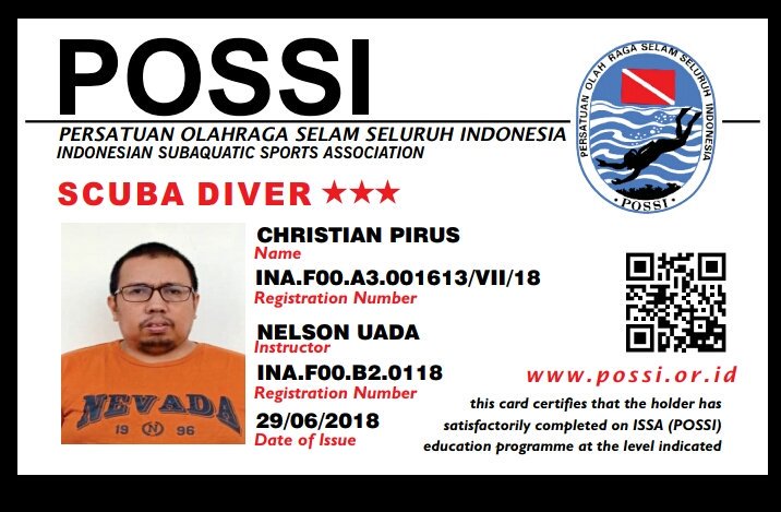 I am certified divers , one step closer become pro divers. #NeverDiveAlone #POSSI #Indonesia