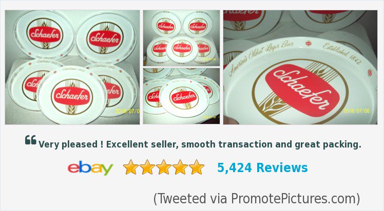 RETROSpidycents's tweet photo. 5 # #SCHAEFER #BEER #TRAYS #SCHAEFERBEER Metal Double Sided #Advertising BarWare #Lager 13" #MANCAVE #PARTY #BAR #BEERTRAY #MALT #HOPS #SUDS #BREW #ALE #MALTLIQUOR #COLDONE #EBAY #BREWSKI | eBay 
https://t.co/7QuwU3sLk3
(Tweeted via https://t.co/ENDWJp7gxx) https://t.co/y710265ZhI