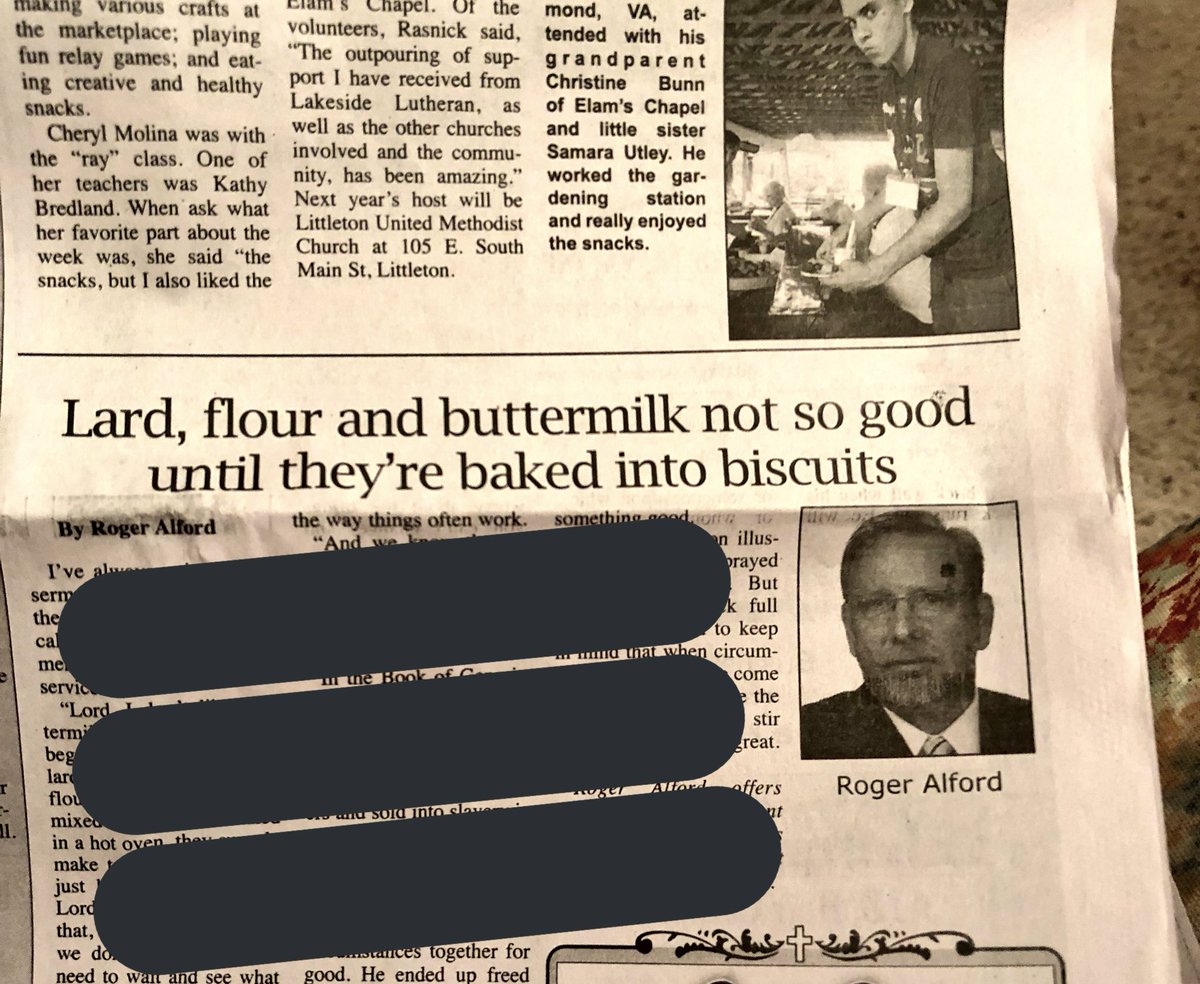 ChrisAnkney's tweet photo. Came across this gem in the opinion section of the Lake Gaston, NC newspaper. Bold stance, my friend! https://t.co/T1FryJEyrt
