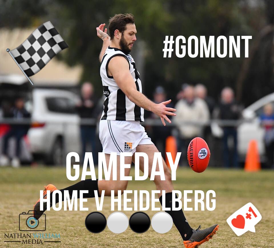 Montmorency FNC (@montyfnc) on Twitter photo Game day! Today we host <a href="/HeidelbergFC/">Heidelberg Football Netball Club</a> in what is a pivotal match in a very tight competition of <a href="/northernfnl/">Northern FNL</a> Div 1. ⚫️⚪️⚫️⚪️🏁🏉 #gomomt #MFNC Game day! Today we host <a href="/HeidelbergFC/">Heidelberg Football Netball Club</a> in what is a pivotal match in a very tight competition of <a href="/northernfnl/">Northern FNL</a> Div 1. ⚫️⚪️⚫️⚪️🏁🏉 #gomomt #MFNC