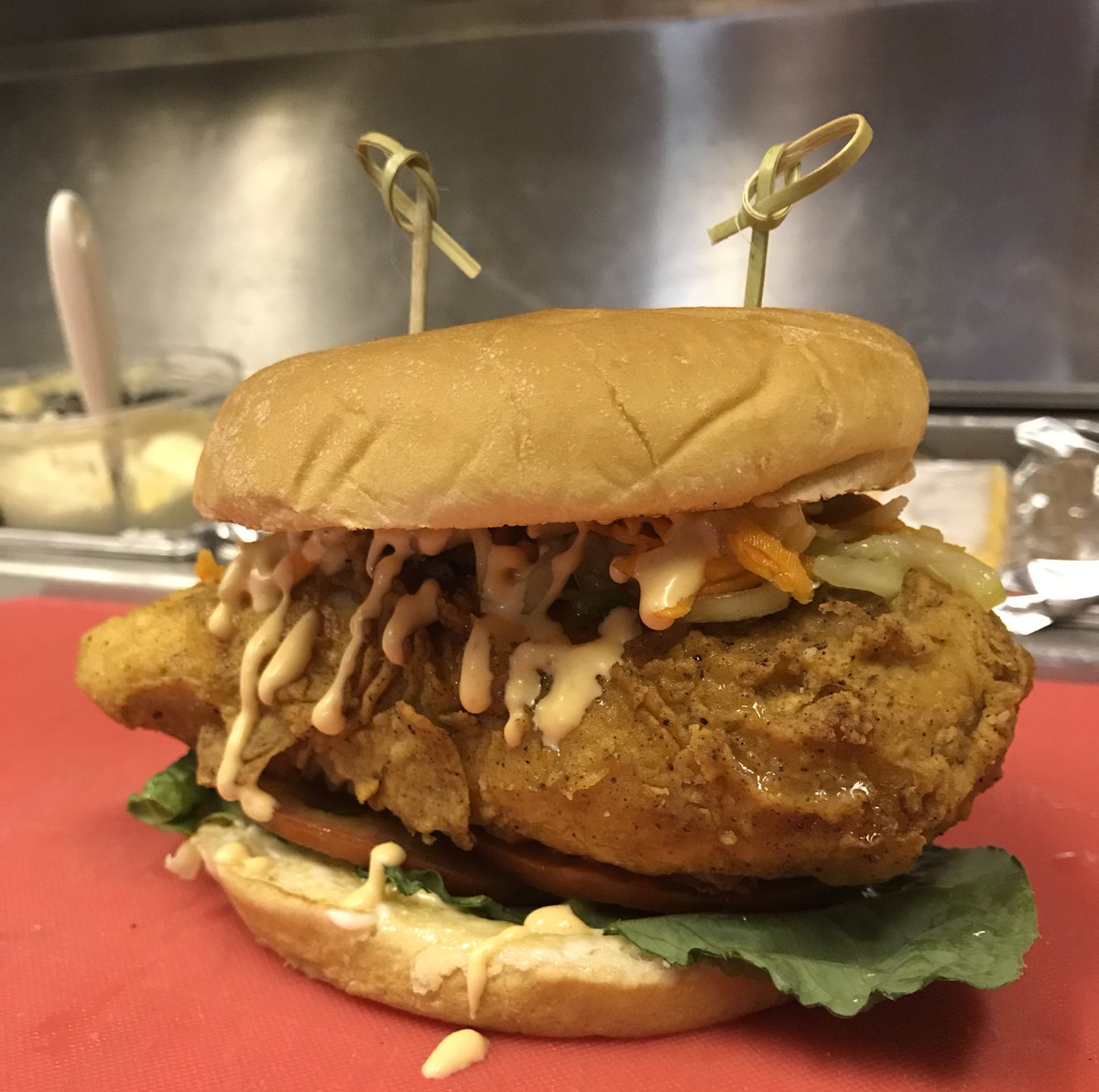 ForkYeahSD's tweet photo. #nationalfriedchickenday Who remember this beauty? Also, generator is being diagnosed and Fork Yeah! will not be able to operate this weekend. ๐ข Stay put! Weโll be back soon!๐#forkyeahfoodtruck #forkyeah #forkyeahsd #goforkyourself #gourmet #foodtruck #tgif #MayTheForkBeWithUs https://t.co/clPhBPMSX6