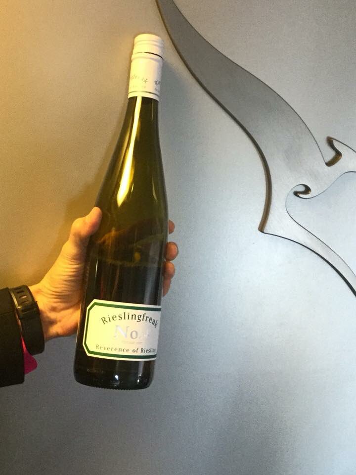 It was great to receive this photo this morning. Rieslingfreak No.4 now being served in Qantas Business Class.