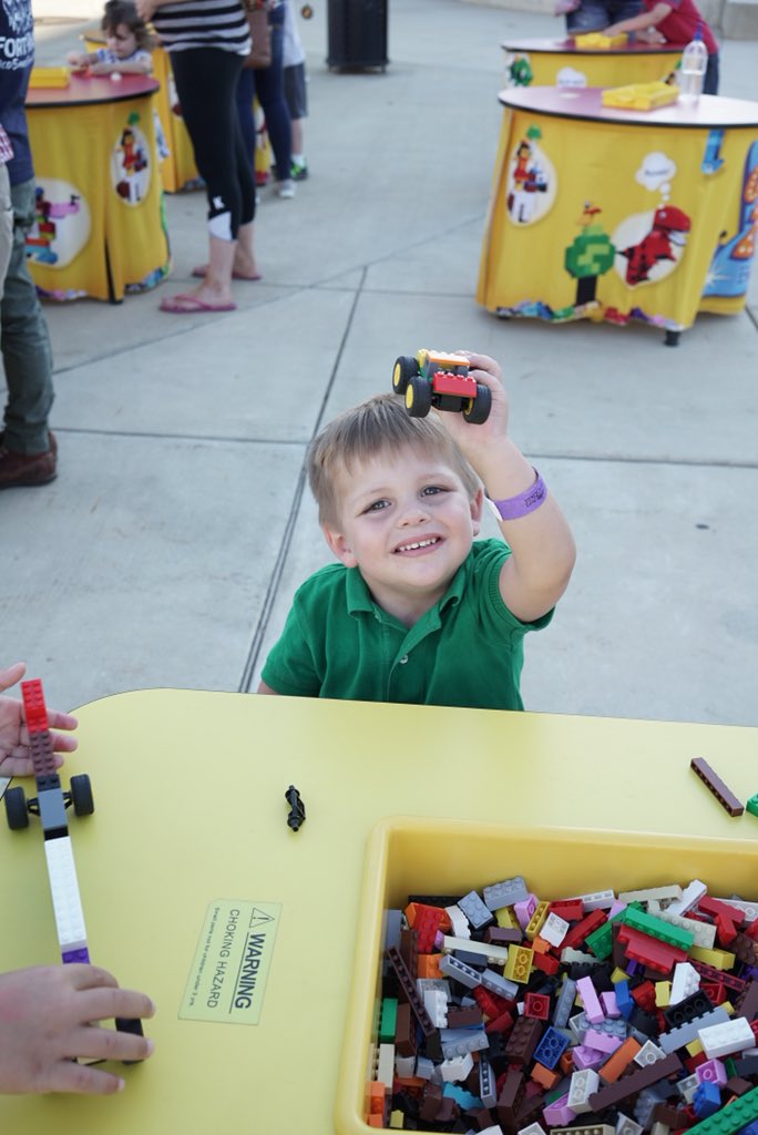 TinCaps's tweet photo. LEGO Night! 😁 The #LEGOletsplay Tour is at @ParkviewField tonight through Sunday! 🍎⚾️ https://t.co/3y1SFyqIby