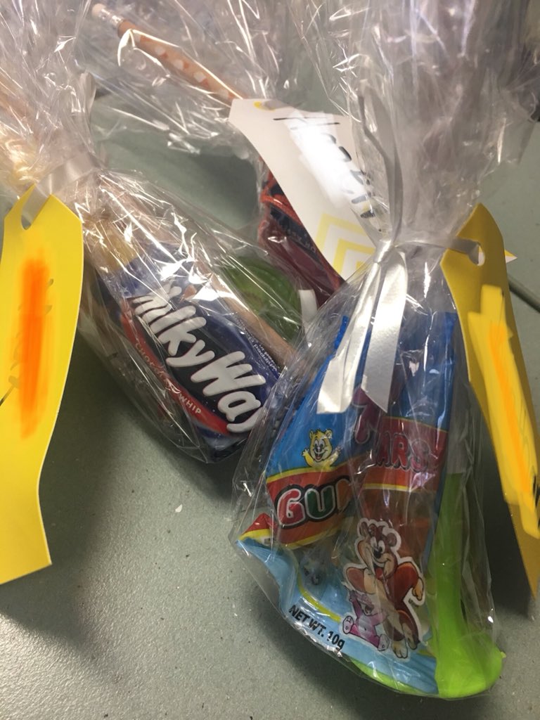 Last day of professional experience yesterday. Made goodie bags for my students. Always hard saying good bye :( #acuedu_p #lastprac #teaching