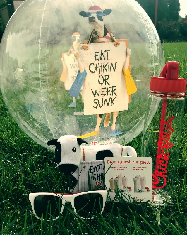 It's CFA Mechanicsville's July giveaway! Follow, like, and retweet to win these summer treats! The winner will be announced next Friday!