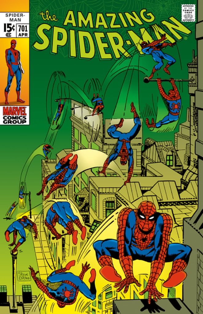 nerdist's tweet photo. RIP to #SpiderMan and #DoctorStrange co-creator Steve Ditko. The #Marvel universe is a little bit smaller without him in it. 😢 https://t.co/Yhmtds1VYG