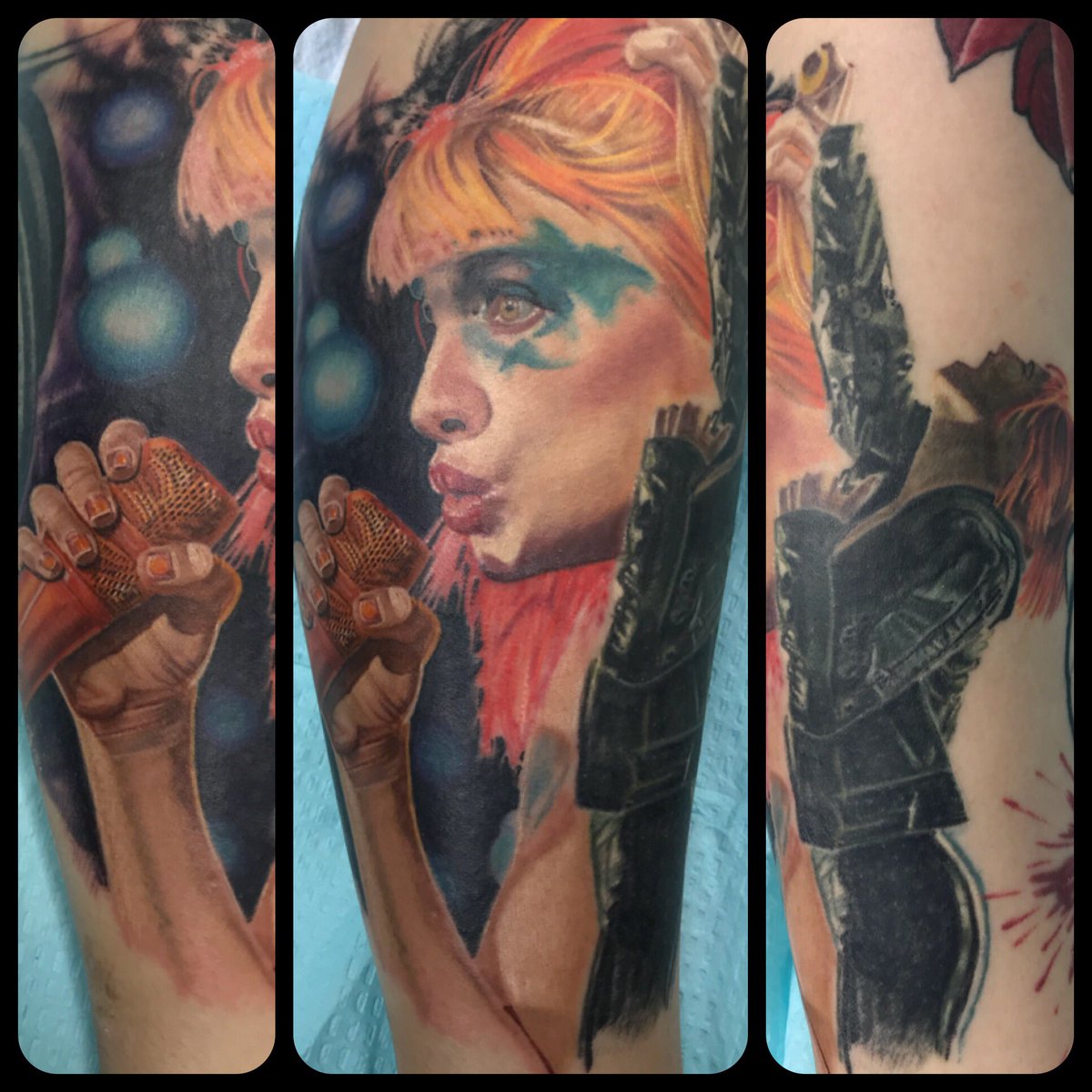 Went through some hard times but it was so worth it for my @yelyahwilliams  tattoo plz tag Hayley so she sees it! @paramore #hayleywilliams #paramore  #tour5 #tattoo, image size:1200x1200