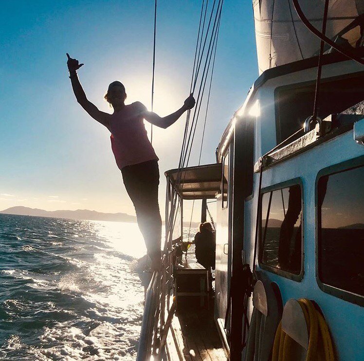 manager_blue's tweet image. Just one of our lads living the dream ⚓️

#truebluecew #newhorizon #atlanticclipper #truebluesailing  #seeaustralia #thisisqueensland #lovewhitsundays #airliebeach #whitsundays